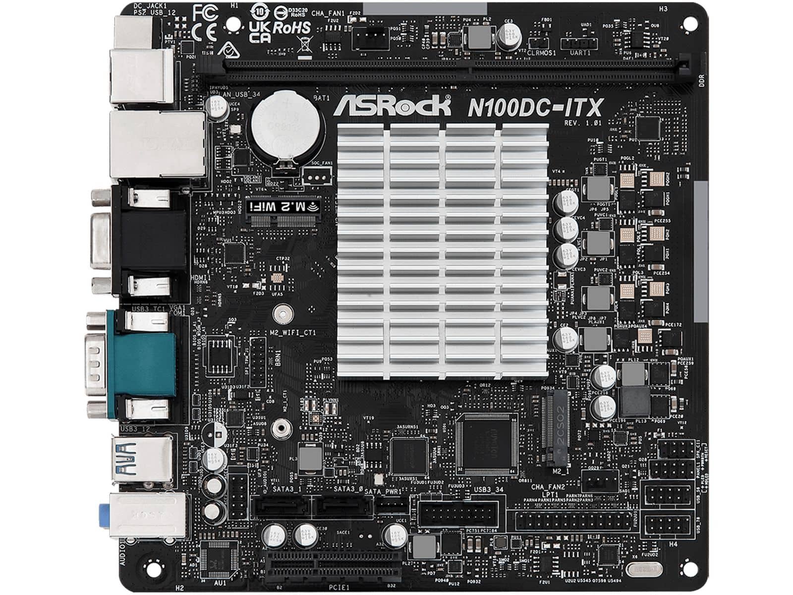 ASROCK Mainboard N100DC-ITX von ASRock