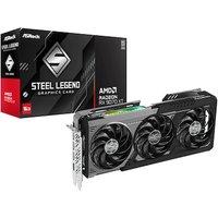 ASROCK Radeon RX 9070 XT Steel Legend Dark Grafikkarte 16GB GDDR6 1x HDMI 3x DP ASROCK Radeon RX 9070 XT Steel Legend Dark Grafikkarte 16GB GDDR6 1x HDMI 3x DP von ASRock