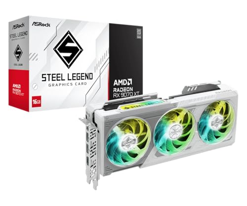 ASRock VGA RX9070XT SL 16G, AMD, RX9070XT, 16GB, GDDR6, 256BIT, 2HDMI+2DP (3 Lüfter) von ASRock