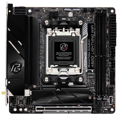 ASRock A620I Lightning WiFi Mainboard Sockel (PC) AMD AM5 Formfaktor (Details) Mini-ATX Mainboard-Ch von ASRock