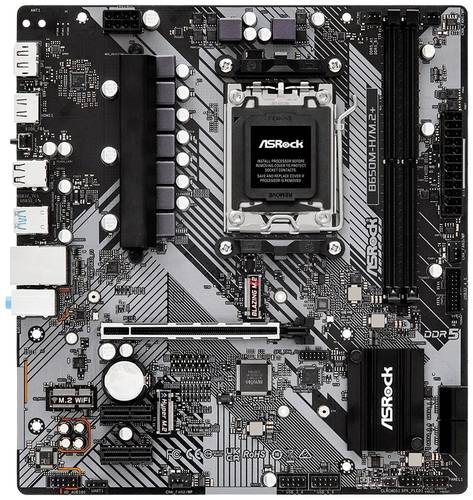 ASRock B650M-H/M.2+ Mainboard Sockel (PC) AMD AM5 Formfaktor (Details) Micro-ATX Mainboard-Chipsatz von ASRock
