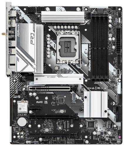 ASRock B760 PRO RS WiFi Mainboard Sockel (PC) Intel® 1700 Formfaktor (Details) ATX Mainboard-Chipsa von ASRock