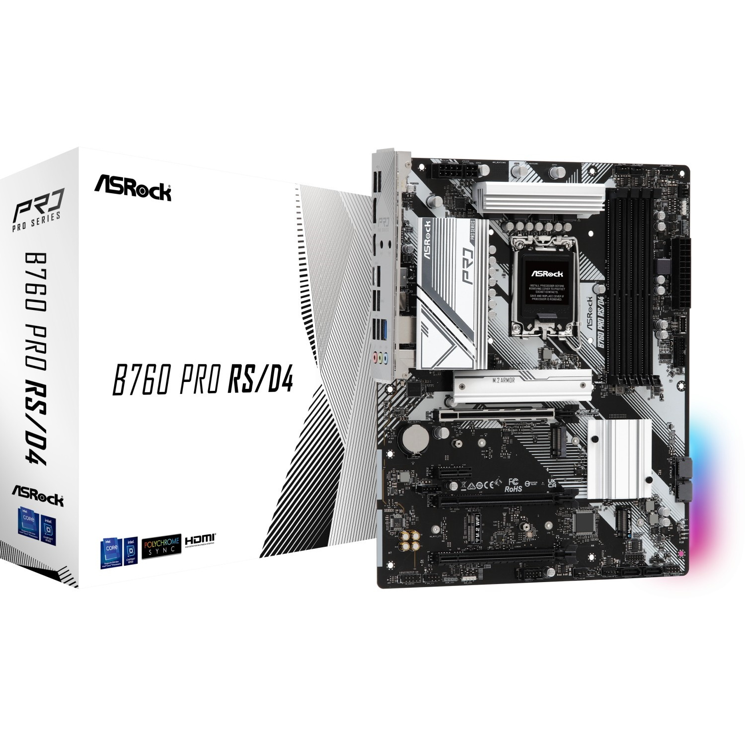 ASRock B760 Pro RS/D4 WiFi Mainboard von ASRock