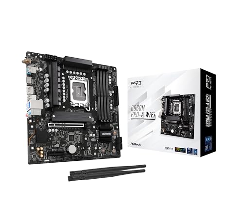 ASRock B860M Pro-A WiFi 1851 mATX HDMI/ DP DDR5 ASRock B860M Pro-A WiFi 1851 mATX HDMI/ DP DDR5 von ASRock