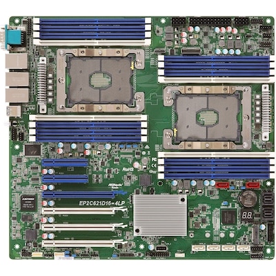 ASRock EP2C621D16-4LP EATX Mainboard Sockel 3647 Dual Sockel/VGA/4xLAN/seriell von ASRock