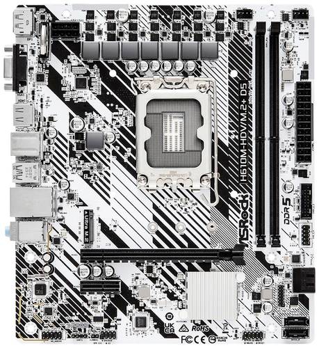 ASRock H610M-HDV/M.2+ D5 Mainboard Sockel (PC) Intel® 1700 Formfaktor (Details) Micro-ATX Mainboard von ASRock