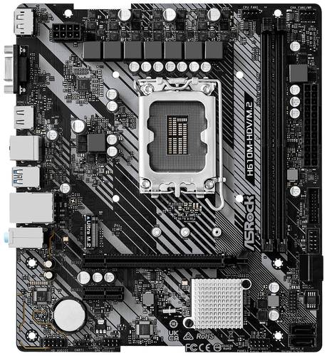 ASRock H610M-HDV/M.2 2.0 Mainboard Sockel (PC) Intel® 1700 Formfaktor (Details) Micro-ATX Mainboard von ASRock