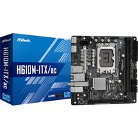 ASRock H610M-ITX/AC mini ITX Mainboard Sockel 1700 /M.2/HDMI/DP/USB3.0/WiFi/BT von ASRock