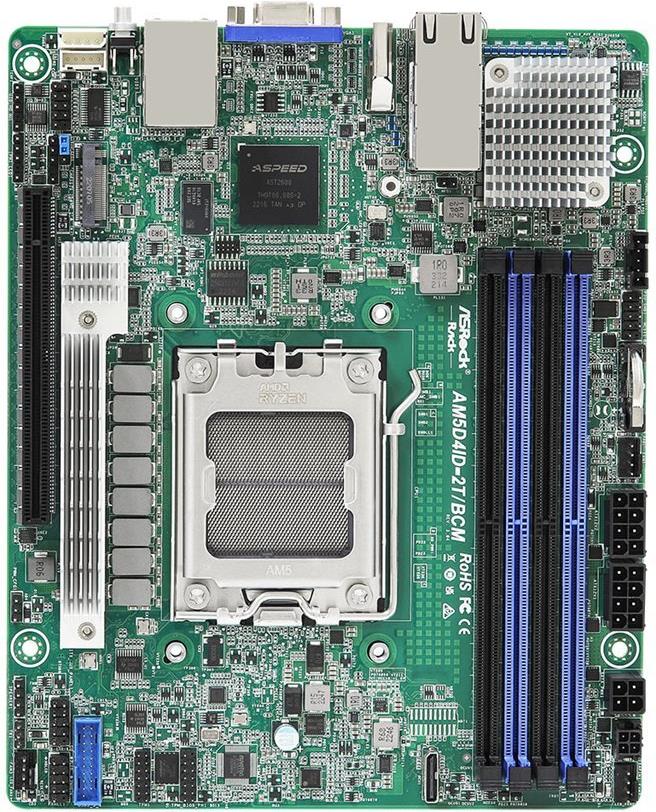 ASRock Mainboard AM5D4ID-2T/BCM mini-ITX Sockel AM5 Single (AM5D4ID-2T/BCM) von ASRock