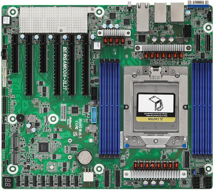 ASRock Mainboard BERGAMOD8-2L2T CEB Sockel SP5 Single (BERGAMOD8-2L2T) von ASRock