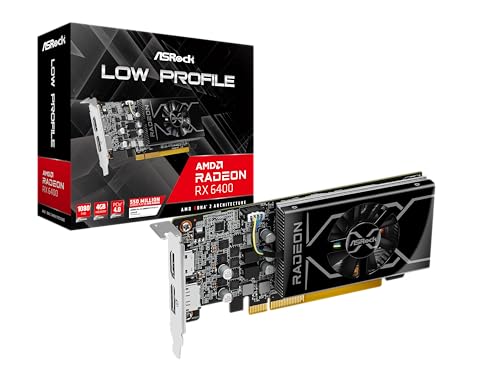 ASRock RX 6400 LP 4GB retail retail - 4.096 MB (90-GA53ZZ-00UANF) von ASRock