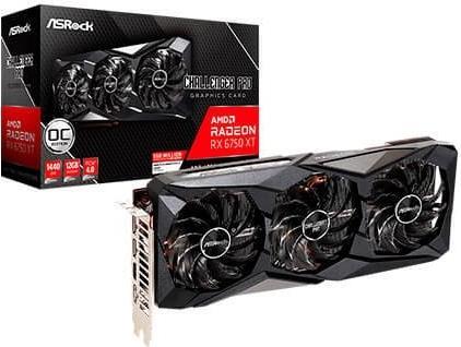 ASRock Radeon RX 6750 XT Challenger Pro 12GB OC - Grafikkarten - Radeon RX 6750 XT - 12GB GDDR6 - PCIe 4,0 x16 - HDMI, 3 x DisplayPort (90-GA3QZZ-00UANF) von ASRock