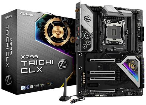 ASRock X299 Taichi CLX Mainboard Sockel (PC) Intel® 2066 Formfaktor (Details) ATX Mainboard-Chipsat von ASRock