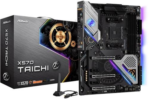 ASRock X570 Taichi Mainboard Sockel (PC) AMD AM4 Formfaktor (Details) ATX Mainboard-Chipsatz AMD® X von ASRock