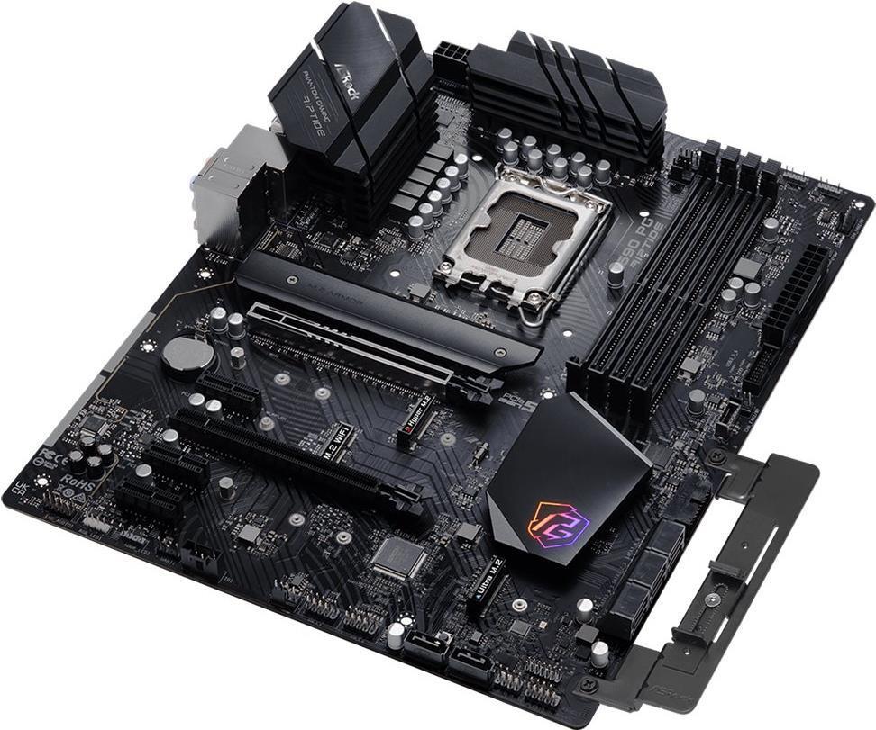 ASRock Z690 PG Riptide - Motherboard - ATX - LGA1700-Sockel - Z690 Chipsatz - USB-C Gen1, USB 3,2 Gen 1, USB 3,2 Gen 2, USB-C Gen 2x2 - 2,5 Gigabit LAN - Onboard-Grafik (CPU erforderlich) - HD Audio (8-Kanal) (90-MXBHQ0-A0UAYZ) - Sonderposten von ASRock