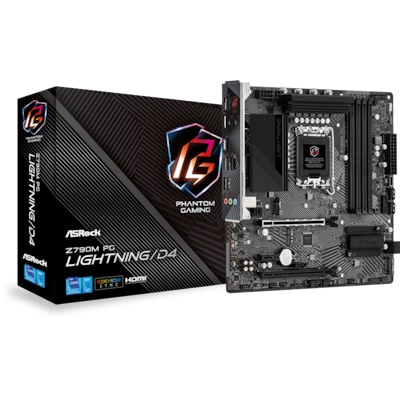 ASRock Z790M Phantom Gaming Lightning/D4 von ASRock