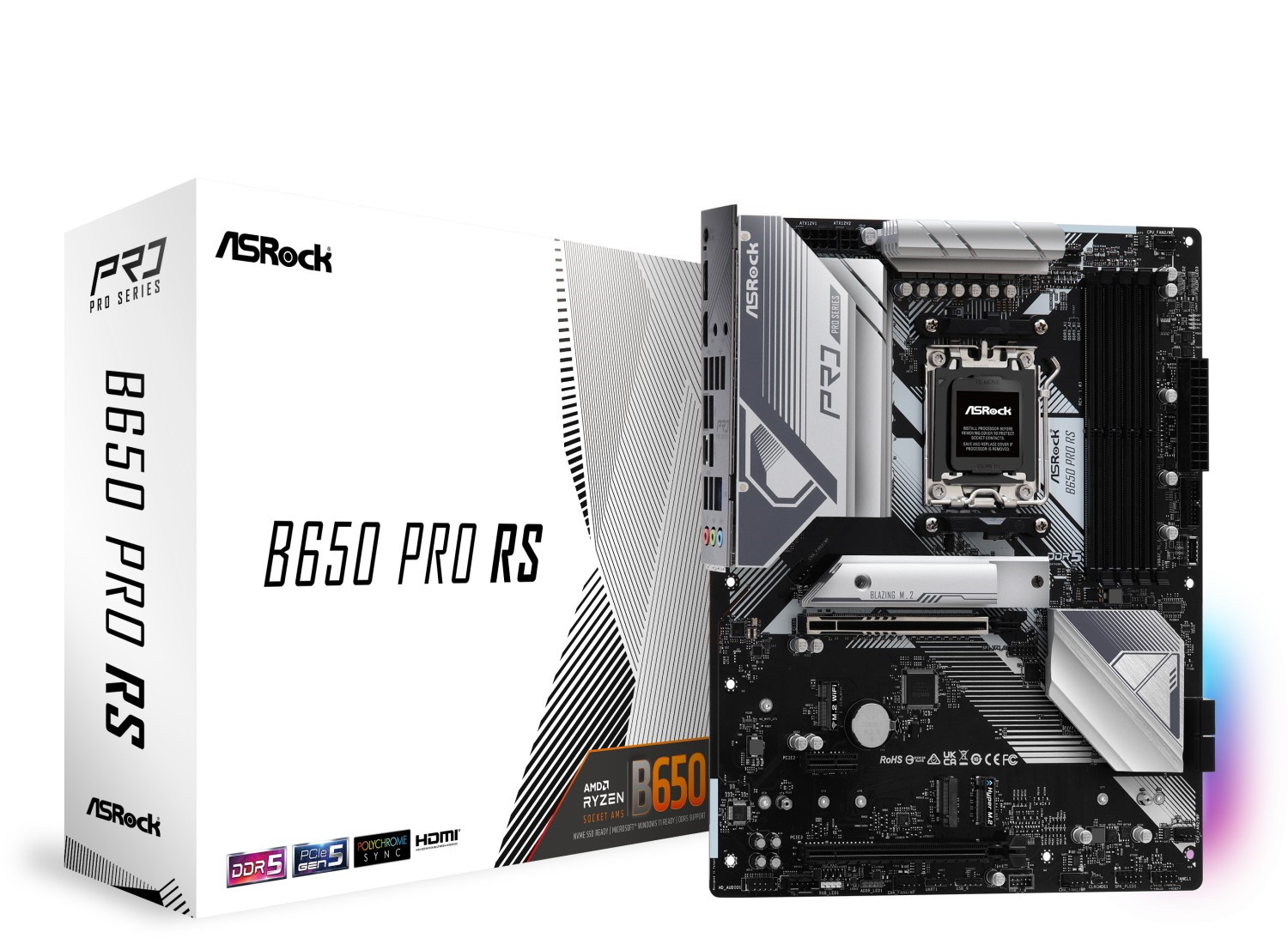 AsRock B650 PRO RS Mainboard Sockel AM5 von ASRock