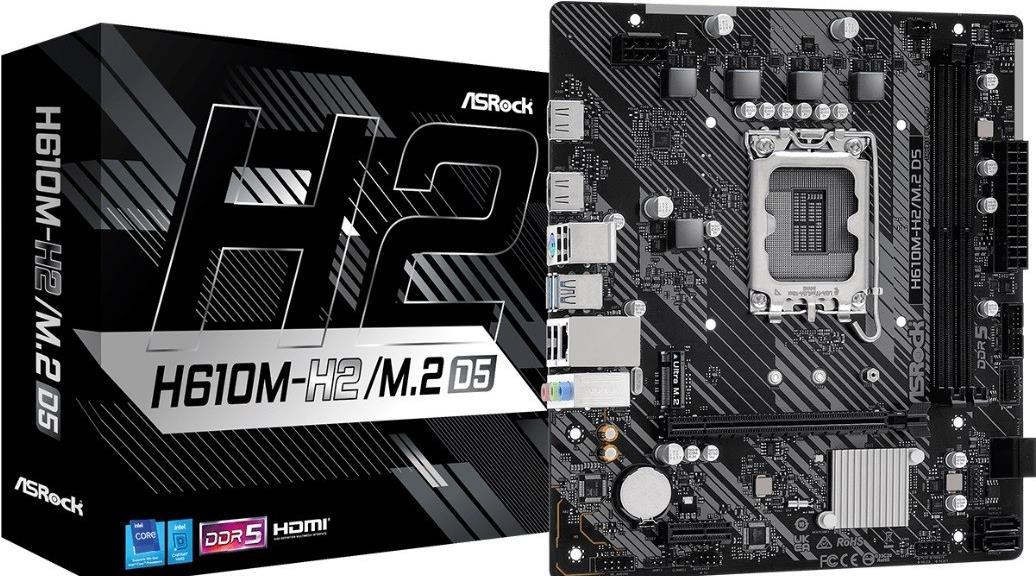 Asrock H610M-H2/M.2 D5 Intel H610 LGA 1700 micro ATX (90-MXBML0-A0UAYZ) von ASRock