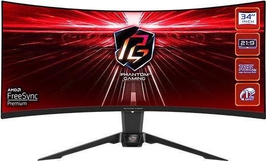 Asrock PG34WQ15R2B 86,4 cm (34 ) 3440 x 1440 Pixel UltraWide Quad HD Schwarz (90LXA060-A0E2A0V) von ASRock