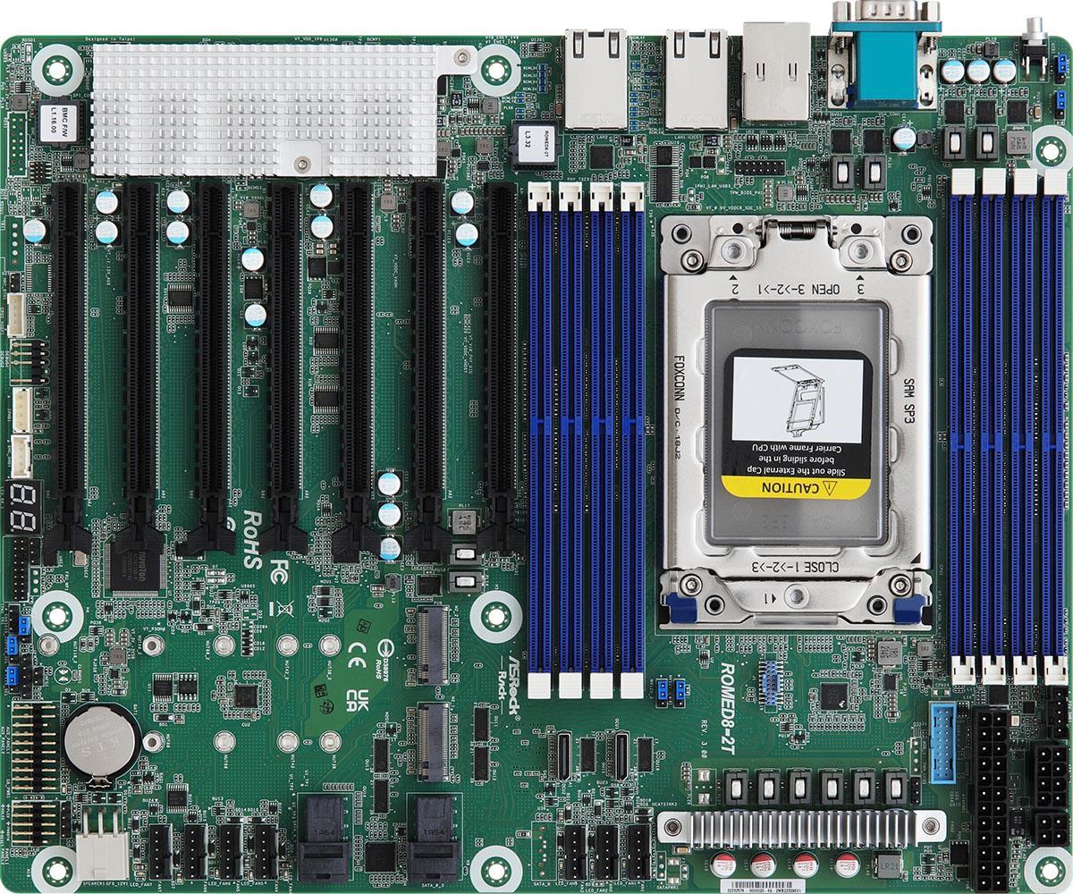 Asrock ROMED8-2T/BCM Motherboard Socket SP3 ATX (ROMED8-2T/BCM) von ASRock