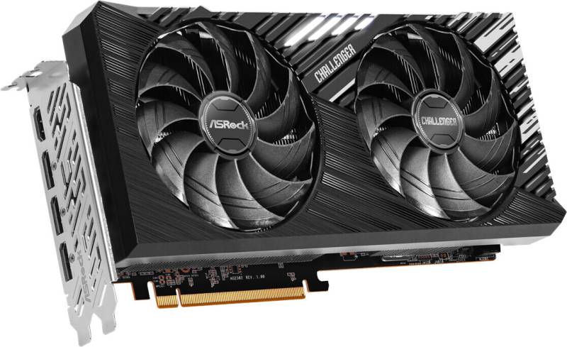 Asrock RX 7600XT Challenger 16GB OC Grafikkarte - 16GB GDDR6, 1x HDMI, 3x DP von ASRock