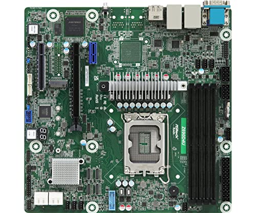 Asrock Rack Z690D4U Micro-ATX Server Motherboard 12. Generation Intel Core, Pentium® und Celeron® Series Prozessoren LGA 1700 Dual 1GbE PCIe Gen4.0 von ASRock