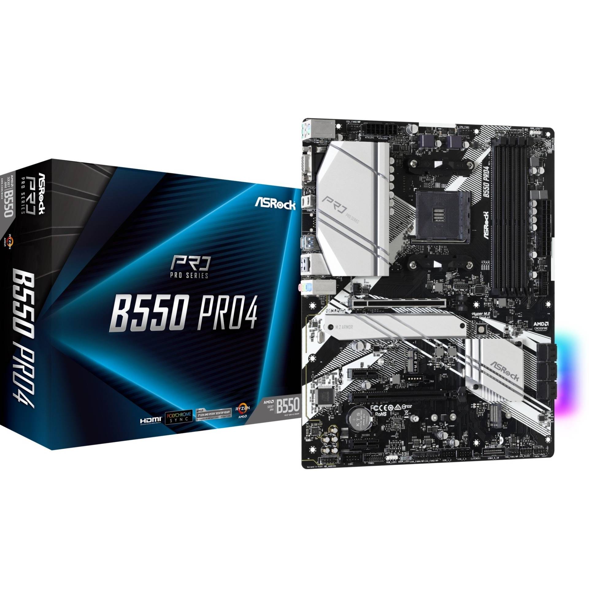 B550 Pro4, Mainboard von ASRock