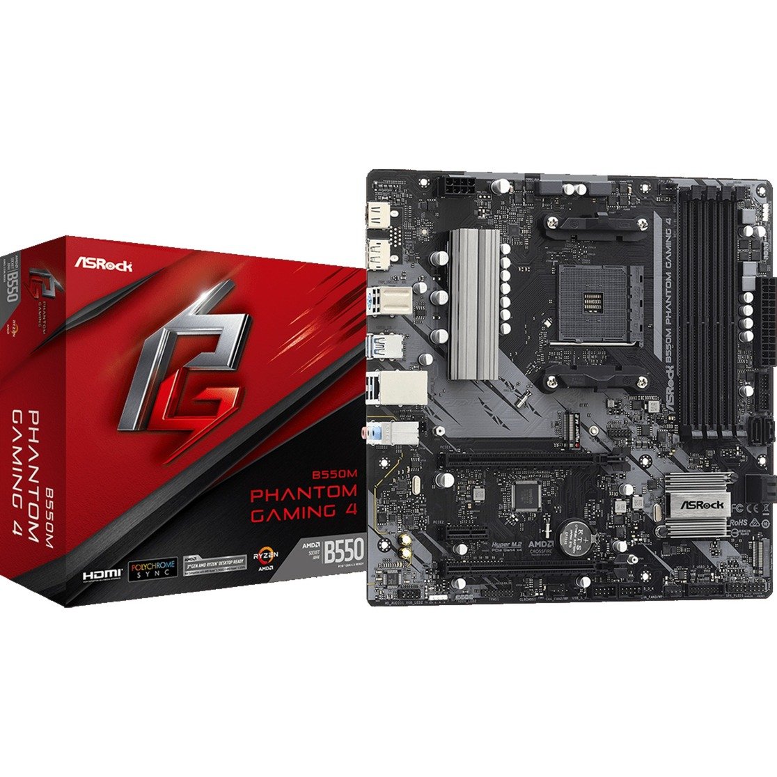 B550M PHANTOM GAMING 4, Mainboard von ASRock