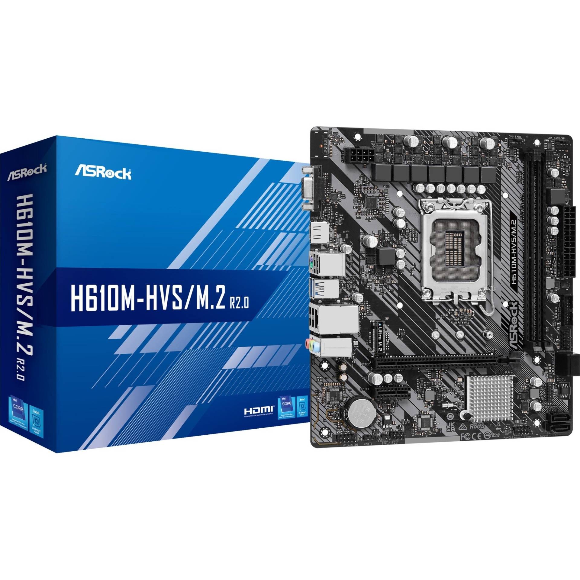 H610M-HVS/M.2 R2.0, Mainboard von ASRock