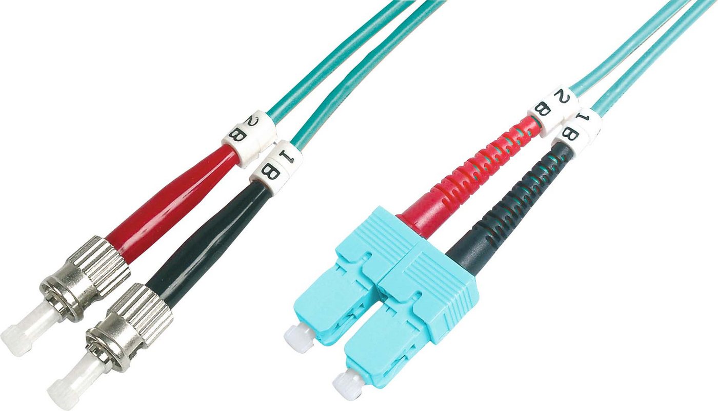 ASSMANN ASSMANN LWL Patchk.,ST/SC Multimode 50/125 µ, Duplex 2m, Klasse OM3 Glasfaserkabel ASSMANN ASSMANN LWL Patchk.,ST/SC Multimode 50/125 µ, Duplex 2m, Klasse OM3 Glasfaserkabel von ASSMANN