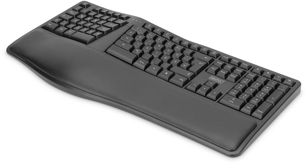ASSMANN Digitus Ergonomische Tastatur, kabellos, 2,4 GHz. Monitor-Halterung ASSMANN Digitus Ergonomische Tastatur, kabellos, 2,4 GHz. Monitor-Halterung von ASSMANN
