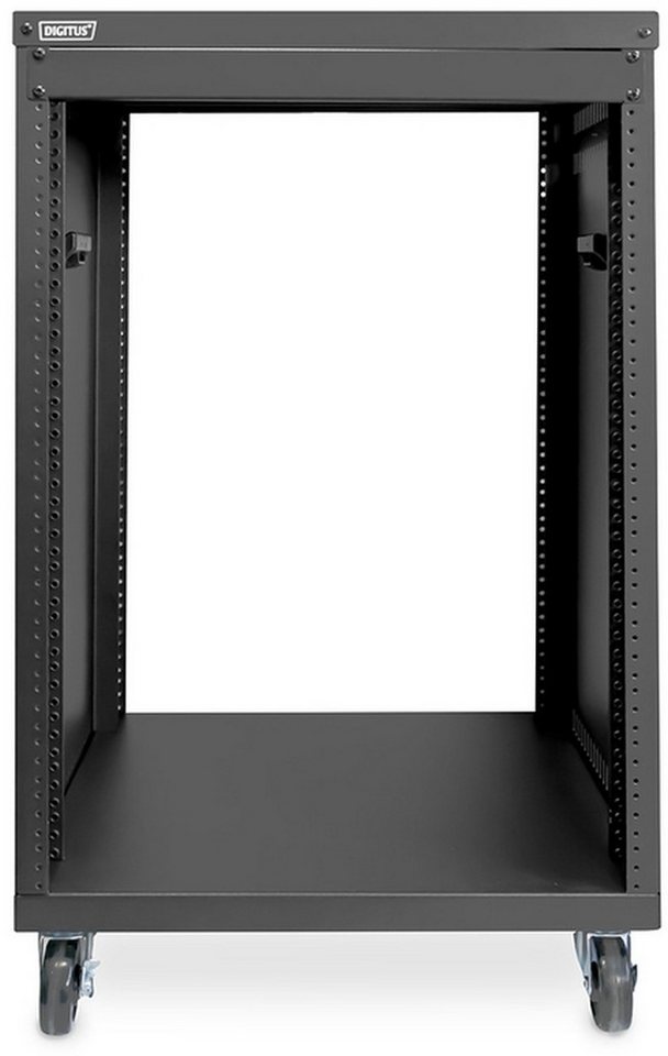 ASSMANN Netzwerkschrank DIGITUS Universal 19-Zoll Equipment Rack mit Rollen, 16HE. von ASSMANN