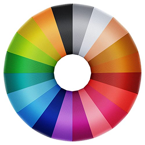 ASTARON 3D Stift Filament 1.75 PLA 20 Farben, 3d Drucker Filament, 16,4 Ft pro Farbe Insgesamt 328 Ft 3D Printer Filament 1,75 mm PLA Filament 3d Druckmaterialien Set von ASTARON