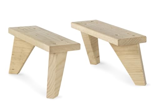 Juego de 2 patas dynamic de pino macizo von Astigarraga