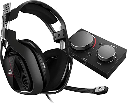 ASTRO Gaming A40 TR, Gaming-Headset mit Kabel, MixAmp Pro TR, ASTRO Audio V2, Dolby Audio, Austauschbares Mikrofon, Game/Voice Balance Control, für Xbox X|S, Xbox One, PC, Mac - Schwarz/Rot von ASTRO Gaming