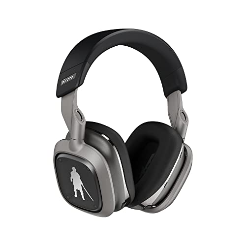 Logitech Astro A30 Lightspeed Kabelloses Gaming Headset für PS5 - Bluetooth, 2,4Ghz, Eingebautes und abnehmbares Mikrofon, USB-C, 3,5mm, für Playstation, Nintendo Switch, PC - The Mandalorian Edition von ASTRO Gaming