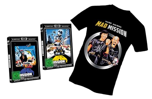 Mad Mission Doppelpack 1+2 inkl. Mad Mission T-Shirt (Größe L) [2 DVDs] von ASTRO Records & Filmworks
