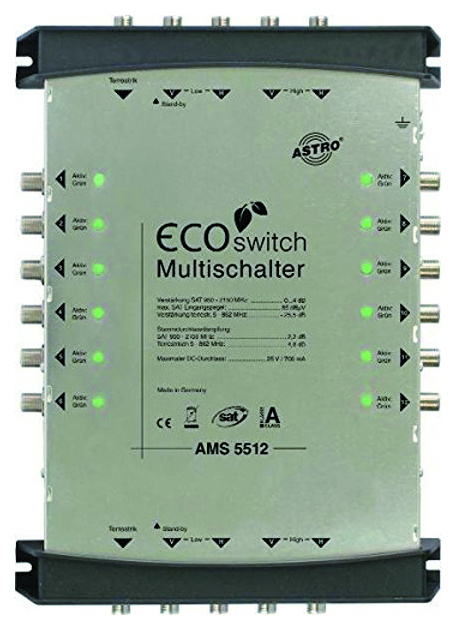 Astro AMS 5512 ECOswitch Multischalter Kaskade von ASTRO