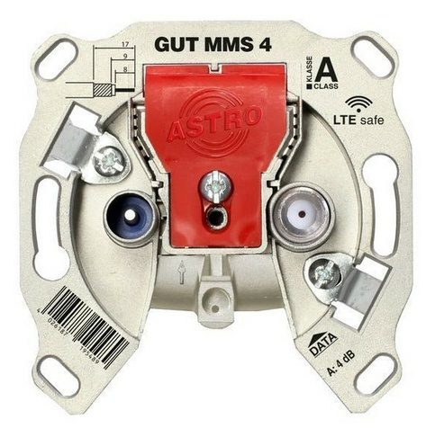 Astro GUT MMS 4 2-Loch BK-Modem-Stichdose von ASTRO