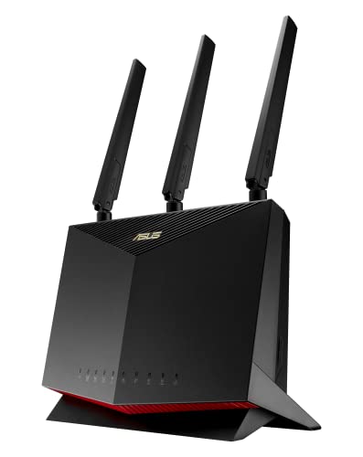 ASUS 4G-AC86U LTE WLAN-Router (WiFi-5 AC2600, SIM Slot, LTE Cat. 12 bis zu 600 Mbits, Gigabit LAN, AiProtection), 90IG05R0-BM9100, Router 4G - Wi-Fi 5 von ASUS