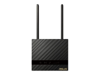 ASUS 4G-N16, Wi-Fi 4 (802.11n), Einzelband (2,4GHz), Eingebauter Ethernet-Anschluss, 3G, 4G, Schwarz von ASUS