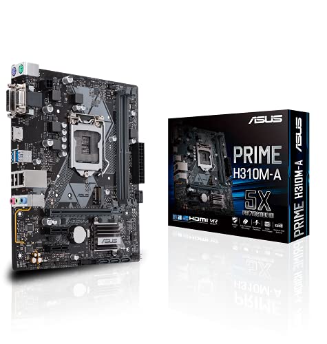 ASUS 90MB0Z10-M0EAYC Prime H310M-A R2.0/CSM Mainboard Sockel (PC) Intel 1151v2 Formfaktor (Details) Micro-ATX Main von ASUS