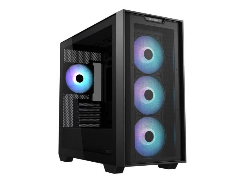 ASUS A21 Plus TG ARGB Systemgehäuse schwarz von ASUS