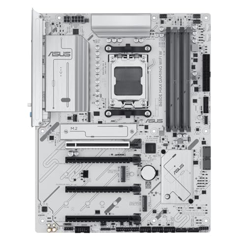 ASUS B650E MAX Gaming WiFi W Mainboard Sockel AMD AM5 (Ryzen 9000, DDR5 Speicher, PCIe 5.0, 3X M.2, WiFi 6E, BIOS Flashback, Aura Sync, CEC Tier II) ASUS B650E MAX Gaming WiFi W Mainboard Sockel AMD AM5 (Ryzen 9000, DDR5 Speicher, PCIe 5.0, 3X M.2, WiFi 6E, BIOS Flashback, Aura Sync, CEC Tier II) von ASUS