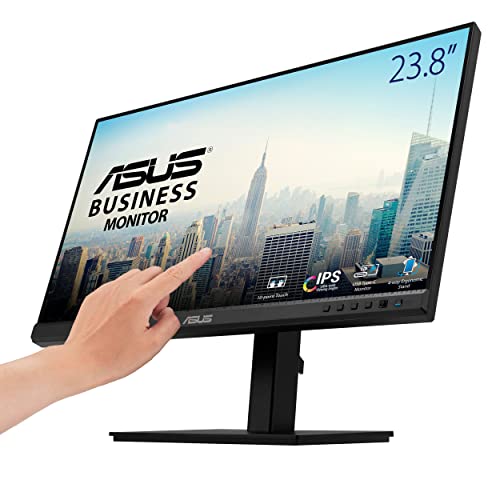 ASUS Business BE24ECSBT - 24 Zoll Full HD Monitor - 16:9 IPS Panel, 1920x1080 - 10-Punkt Multi-Touch, ergonomisch - DP in-out mit Daisy Chain Support, HDMI, 80W USB-C, USB-Hub, Speaker ASUS Business BE24ECSBT - 24 Zoll Full HD Monitor - 16:9 IPS Panel, 1920x1080 - 10-Punkt Multi-Touch, ergonomisch - DP in-out mit Daisy Chain Support, HDMI, 80W USB-C, USB-Hub, Speaker von ASUS
