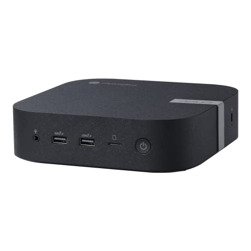 ASUS CHROMEBOX5-S7009UN Mini Desktop PC (Intel Core i7-1260P Prozessor, integrierte Intel Iris Xe Grafik, 16GB DDR4 Speicher, 256GB M.2 NVMe PCIe 4.0 SSD, WiFi 6E, Chrome OS) schwarz von ASUS