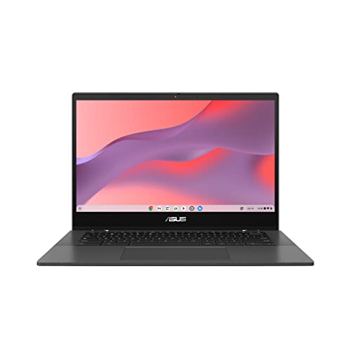 ASUS Chromebook Flip CM1 Laptop | 14" FHD IPS Touch Display | MediaTek Kompanio 510 | 8 GB RAM | 128 GB eMMC | ARM G52 MC2 | ChromeOS | QWERTZ Tastatur | Gravity Grey von ASUS