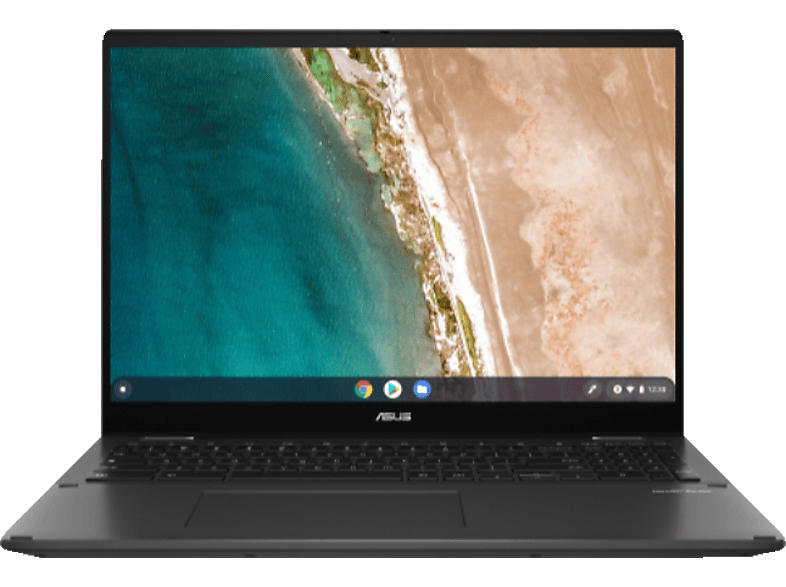 ASUS Chromebook Flip CX5 CX5601FBA-MC0038, Convertible, mit 16 Zoll Display Touchscreen, Intel® Core™ i5,i5-1235U Prozessor, 8 GB RAM, 128 SSD, Iris® Xe, Grau, Google Chrome OS von ASUS