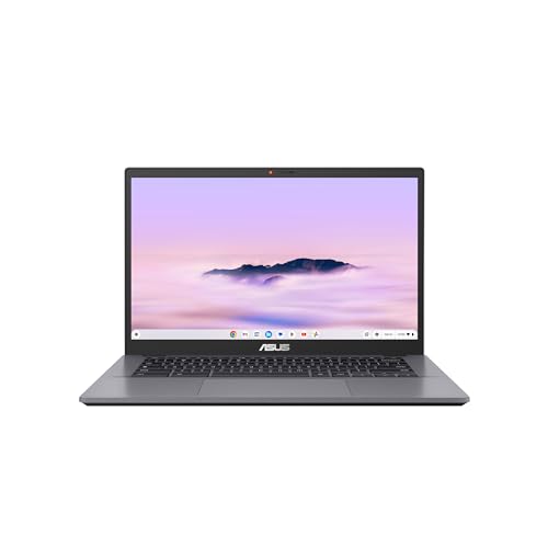 ASUS Chromebook Plus CX34 Laptop | 14" FHD entspiegeltes IPS Display | Intel Core i3-1215U | 8 GB RAM | 128GB UFS | Intel UHD | ChromeOS | QWERTZ Tastatur | Grey | von ASUS