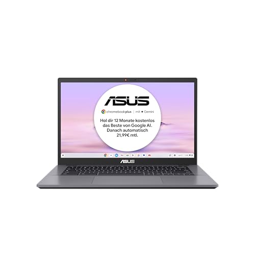 ASUS Chromebook Plus CX34 Laptop | 14" Full-HD 16:9 IPS Display | Intel Core i3-1215U | 8 GB RAM | 128GB UFS | Intel UHD Graphics | ChromeOS | QWERTZ Tastatur | Rocky Grey ASUS Chromebook Plus CX34 Laptop | 14" Full-HD 16:9 IPS Display | Intel Core i3-1215U | 8 GB RAM | 128GB UFS | Intel UHD Graphics | ChromeOS | QWERTZ Tastatur | Rocky Grey von ASUS